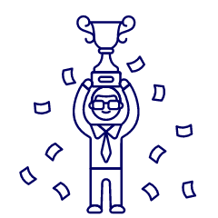 Promotion Trophy 2 1 Illustration from UX Line Set