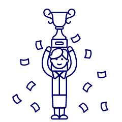 Promotion Trophy 2 2 Illustration from UX Line Set