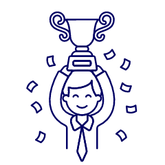Promotion Trophy 3 1 Illustration from UX Line Set