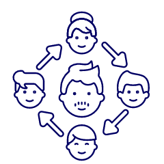 Team Hierarchy 2 1 Illustration from UX Line Set