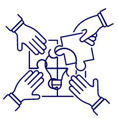 Team Idea Puzzle 1 Illustration from UX Line Set