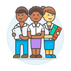 Team Leader 4 Illustration from UX Colors Set