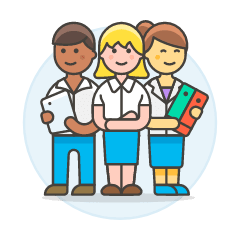 Team Leader 5 Illustration from UX Colors Set