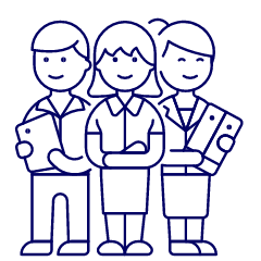 Team Leader 5 Illustration from UX Line Set