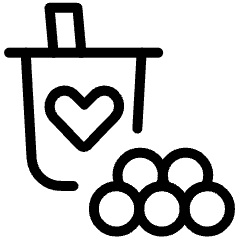 Bubble Tea Lover Icon from Ultimate Light Set