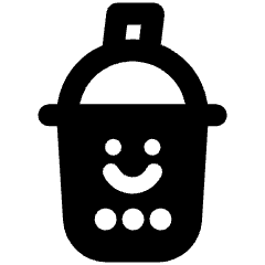 Bubble Tea Smile Icon from Ultimate Bold Set