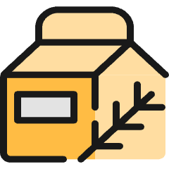 Tea Box Herbal Icon from Ultimate Colors Set