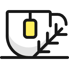 Tea Cup Herbal Icon from Ultimate Colors Set