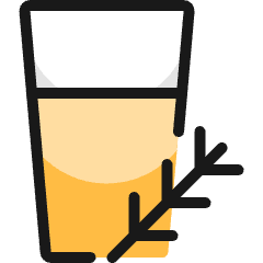 Tea Glass Herbal Icon from Ultimate Colors Set