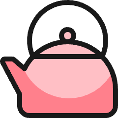 Tea Kettle Icon from Ultimate Colors Set