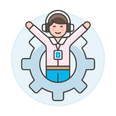 Tech Support User 1 1 Illustration from UX Colors Set