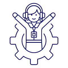Tech Support User 1 4 Illustration from UX Line Set