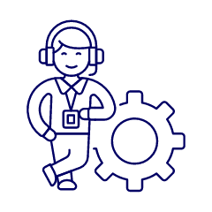 Tech Support User 2 1 Illustration from UX Line Set