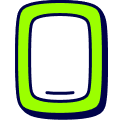 Tablet 1 Icon from Stickies Duo Set