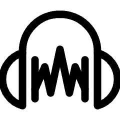Audacity Logo Icon from Ultimate Regular Set
