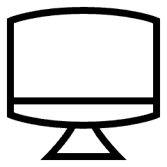 Computer Icon from Platinum Set
