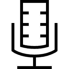 Microphone Icon from Platinum Set