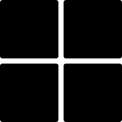 Microsoft Logo Icon from Ultimate Bold Set