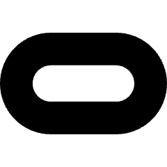 Oculus Logo Icon from Ultimate Bold Set