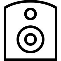 Speakers Icon from Platinum Set