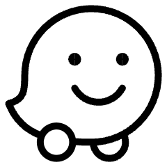 Waze Logo Icon from Ultimate Light Set