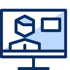 Television News Icon from Cyber Duotone Set