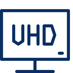 Television Uhd Icon from Cyber Line Set