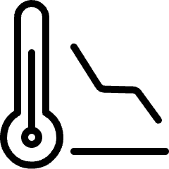 Temperature Down Icon from Ultimate Light Set