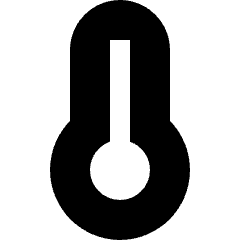 Temperature High 1 Icon from Nova Solid Set