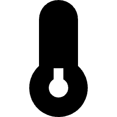 Temperature Low Icon from Nova Solid Set