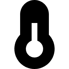 Temperature Medium 1 Icon from Nova Solid Set