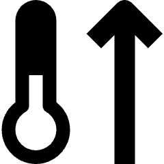Temperature Raise Icon from Nova Solid Set