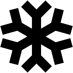 Temperature Snow Flake Icon from Nova Solid Set