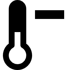 Temperature Subtract Remove Lower Zero Icon from Nova Solid Set