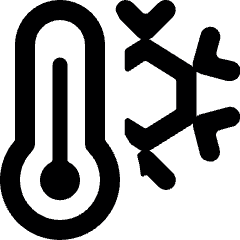 Temperature Thermometer Snow Icon from Ultimate Bold Set