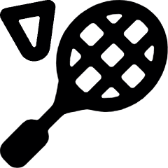 Badminton Shuttlecock Racquet Icon from Ultimate Bold Set