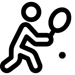 Tennis Backhand Icon from Ultimate Regular Set