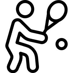 Tennis Backhand Icon from Ultimate Light Set
