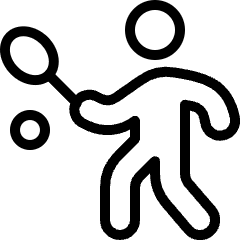 Tennis Player Icon from Ultimate Light Set