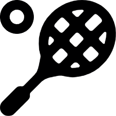 Tennis Racquet Icon from Ultimate Bold Set