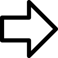 Thick Arrow Right Large Icon from Core Line Set