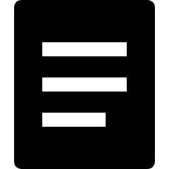 Document Paragraph Text Icon from Nova Solid Set