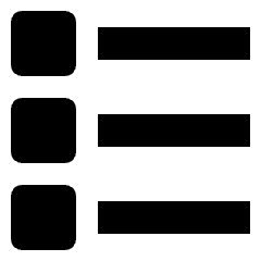 List Bullet Point Square Icon from Nova Solid Set