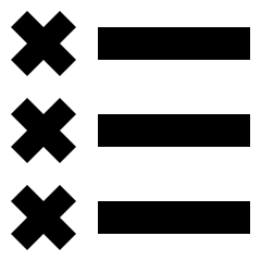 List Bullet Point Star Icon from Nova Solid Set