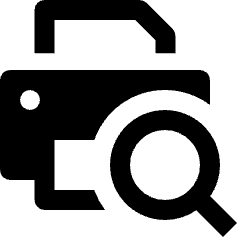 Printer View Icon from Nova Solid Set