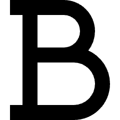 Text Bold Icon from Nova Solid Set