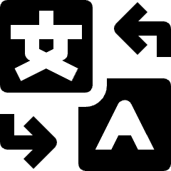 Translate Icon from Nova Solid Set