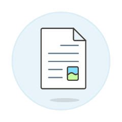 Photo Document Illustration from UX Colors Set