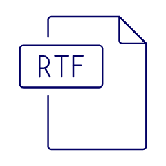Rtf File Illustration from UX Line Set