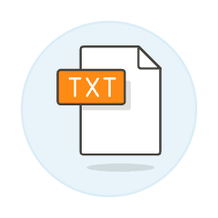Txt File Illustration from UX Colors Set